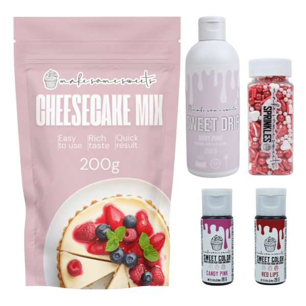 Set Cheesecake di San Valentino